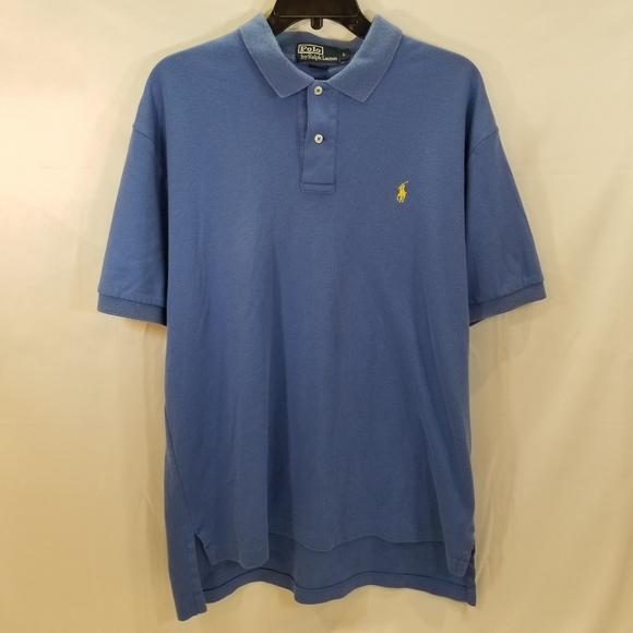 Polo Ralph Lauren Royal Blue Polo Shirt Large - Picture 11 of 15